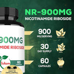Satoomi NAD Supplement with Liposomal Nicotinamide Riboside - Cellular Energy & Repair, Vitality, Healthy Aging - 60 Capsules for 30 Days