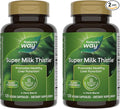 Nature's Way Super Milk Thistle, Promotes Healthy Liver Function*, with Artichoke Leaf, Dandelion Root & Licorice Root Extracts, Gluten Free, 120 Capsules (Packaging May Vary) - 2 Pack