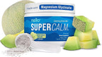 Nello Supercalm Powdered Drink Mix Tub, Cortisol Reducer* and Sleep Aid Supplement, L Theanine, Ksm-66 Ashwagandha, Magnesium Glycinate, Vitamin D 3, No Sugar, Non GMO, 30 Ct, Honeydew Melon
