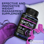 Nighttime Fat Burner with Melatonin - Appetite Suppressant for Weight Loss - Night time Fat Burner for Women Supporting Sleep & Relaxation - Weight Loss Diet Pills that Work at Night - 2 Pack
