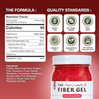 High Dietary Fiber Prebiotic Gel Formula — 100% Natural & Clean Label — Plant-Based Psyllium Husk & Inulin Complex — Keto Friendly, Vegan, No Added Sugar — Strawberry, 16 oz