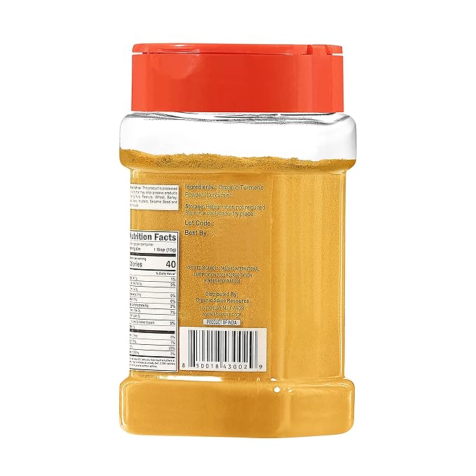 Organic Turmeric Powder w/Curcumin | 2.82 Ounce | USDA Organics and Non-GMO | 100% Raw and Natural by OSR