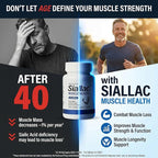 Muscle Health - Enhance Muscle Mass & Strength, Fast Workout Recovery, Reduce Fatigue & Boost Exercise Performance, 6-Sialyllactose (6-SL), 900mg, 90 Tablets (4-Pack | Best Value)