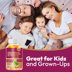 MoodMingle Potassium Magnesium Glycinate Supplement Gummies - High Absorption Potassium Chews - with Calcium Vitamins B6 B12 C D3 K2 Zinc - Vegan Sugar-Free Gluten Free for Kids Adults