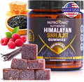 NutroTonic® Organic Himalayan Shilajit Gummies – Organic Raspberry Vanilla Flavored – Shilajit for Men & Women – Wild Crafted Manuka Honey MGO +263 – Made in USA – 30 Healthy Gummies