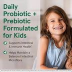 Jarrow Formulas® Jarro-Dophilus® Kids Probiotics and Prebiotics, 1 Billion CFU, Supplement for Intestinal and Immune Health Support, 60 Sugar-Free Raspberry-Flavored Chewable Tablets, 30 Day Supply