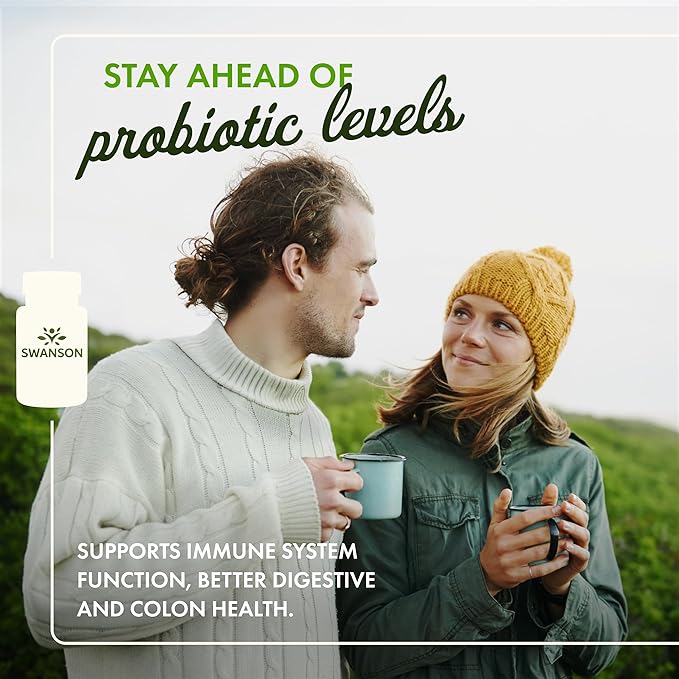 Swanson Dr. Stephen Langer's 16-Strain Probiotic with Prebiotic FOS for Gut-Health-Conscious Adults with 3.2 Billion CFU (60 Vegan Capsules)