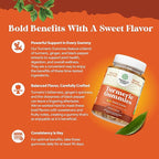 Turmeric Curcumin Immune Support Gummies - Immune Booster Turmeric Gummies for Joint Support and Advanced Skin Care - with Black Pepper Joint Supplement Gummy Vitamins with Curcumin Powder - 60 Count