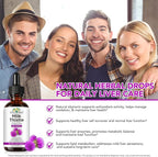 Milk Thistle Liquid Drops,Milk Thistle Supplement for Liver Wellness,Digestive Health,Liquid Pure Vegan Milk Thistle Extract 600 mg per Serving,Sugar & Alcohol-Free,Non-GMO, 2.02 Fl Oz