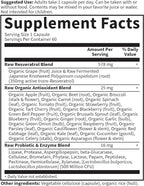 Garden of Life Heart Resveratrol Supplement - Powerful Antioxidant Support With 350mg Raw Fermented Trans-Resveratrol Plus Probiotics and Enzymes for Heart Health and Healthy Aging, 60 Vegan Capsules
