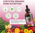 Liposomal Vitamin B12 Sublingual Methylcobalamin – Vitamin B Complex Liquid Drops with B6, B1 & B3 – Fast Absorption B12 Vitamins for Energy, Focus, Brain & Heart Support – Organic, Non-GMO, 2 fl oz