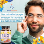 Brain Booster Gingko Biloba Supplement - Nootropics for Mind, Focus, Memory, Clarity with Bacopa Monnieri, St. Johns Wort - 30 Brain Food Capsules