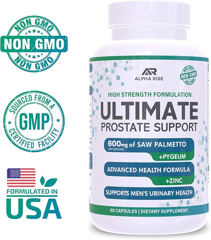 ADK 5 Vitamin Supplement + Best Over-The-Counter Prostate Support - Prostate Health Supplement for Men