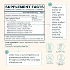 Ora Organic Probiotics with Prebiotics for Digestive Health 16 Billion CFU - Trust Your Gut - Strains - Acidophilus Lactobacillus Breve Bifidum Lactis