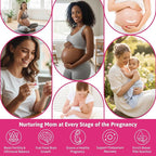 Prenatal Vitamin for Womem, 37-In-1 Multivitamin Gummies w/Omega-3 DHA, Methylfolate, Choline, Iron, Vitamin B12 B6 D3 C, Postnatal Vitamins Support Mom & Baby | Before, During & After Pregnancy, 60Ct