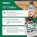 UMZU Sensolin GLP-1 Support Supplement – 30 Day Supply – with Dihydroberberine, Ceylon Cinnamon, Chromium & Biotin – Supports Metabolic Function, Focus & Energy Balance