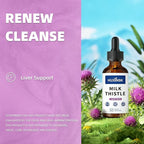Milk Thistle Liquid Drops Extract | High-Potency Silymarin Complex | Supports Liver Health & Natural Detox | Alcohol-Free, 60ml Vegan Tincture