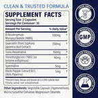 LanranBee Liposomal NMN Supplement Complex 1000mg Per Serving, 60 Veggie Capsules | 6-in-1 NAD+ Support Formula with NMN, Quercetin, Trans-Resveratrol, TMG & Spermidine | Gluten-Free, Non-GMO