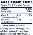 Life Extension Essential Youth L-Ergothioneine – Promotes Longevity & Healthy Aging – Gluten-Free – Non-GMO – Vegetarian – 5 mg – 30 Vegetarian Capsules