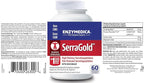 Enzymedica, SerraGold, High-Potency Serrapeptase Enzyme Supplement, Supports Respiratory, Heart & Immune Function, 60 Count