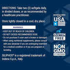 Life Extension Advanced Milk Thistle, silymarin, silybin, phospholipids, Promotes Healthy Liver Function, Gluten-Free, Non-GMO, 60 softgels