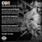 PMD Sports CG5 Premium Creatine & L Glutamine Powder, Power Recovery, Build Lean Muscle, Increase Workout Performance, Maximum Strength Pre Workout & Post Workout, Strawberry Watermelon, 30 Servings