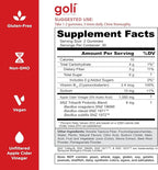 Goli Zero Sugar Apple Cider Vinegar Gummies - ACV with Vitamin B12 and Probiotics - No Sugar Alcohols - Vegan, Keto-Friendly, Gluten-Free