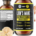 HERBIFY Lions Mane - Lions Mane Mushroom Supplement- Lions Mane Tincture - Lions Mane Immune Support - Lions Mane Tincture for Memory, Focus & Clarity - Daily Mushroom Supplement 2 Fl oz