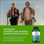 Swanson TMG Trimethylglycine - Amino Acid Supplement Promoting Healthy Liver Function & Heart Health Support - (90 Capsules, 500mg Each)