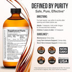 Sovereign Copper Pro-Strength Bio-Active Copper Hydrosol - Bioavailable Liquid Supplement for Adults & Kids with Silver Hydrosol for Hair, Skin, & Nails, 30ppm - 2 fl oz (59mL)