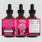 Liquid Probiotics for Women Drops with Chasteberry, Black Cohosh, Prebiotics, Digestive Enzymes, Evening Primrose Oil, Wild Yam, Cranberry Dmannose and Iron Vitamin D3 K2 Clean Nutra Bella Biotics (2)