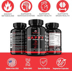 THE ENCLARE NUTRITION Vitamin B12 - B Complex Vitamins Supplement-Energy Metabolism, Nervous System Support, Brain, Heart, Tissue Health with Vitamin C & B(1,2, 3,5,6,7,8,9,12) Vegan Max Strength (3)