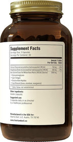 Heart & Soil Grass Fed Bone Matrix — Supports Bone and Joint Health, Strength, and Flexibility (180 Capsules)