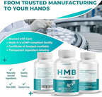 Liposomal HMB with Vitamin D3, K2 - Support Muscle Mass, Recovery