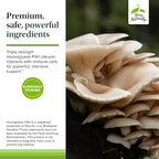 Terry Naturally PleuraMax Extra Strength -Upper Respiratory Health Supplement -Sourced from Oyster Mushrooms -Includes Vitamin C & Zinc for Immune Support -Vegan -15 Capsules (15 Servings) - 2 Pack