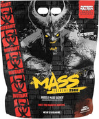 Mutant Mass Extreme 2500 - High Calorie Mass Gainer Whey Protein Powder with Creatine & Amino Acids - Muscle Building & Weight Gain for Hard Gainers - Triple Chocolate 12 lbs