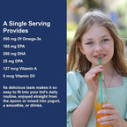 Carlson - Kid's Cod Liver Oil, 550 mg Omega-3s, Vitamins A & D3, Wild Norwegian, Bubble Gum, 250 mL