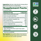 MegaFood Skin, Nails & Hair 2 - Vitamins For Women & Men - Biotin, Vitamin A, Vitamin C, Zinc, Vitamin B6, Vitamin E, Pantothenic Acid - Vegan - Made Without 9 Food Allergens - 90 Tabs (45 Servings)