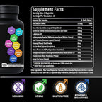 Fertility Supplements for Men - Zinc, Maca, Ashwagandha, L-Arginine - Male Vitality Conception for Him - Count and Motility Pregnancy Aid - Vitamins and Male Fertility Support Supplement - 120 Pills