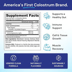 Symbiotics Naturade Colostrum Chewable Tablets Immune & Digestive Support with Lactoferrin, Gluten Free, Low Sugar, Easy Daily Wellness Nutrition (120 Count - Orange Cream)