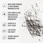 Pure NMN Powder Nicotinamide Mononucleotide Quick Dissolved NMN Supplement Powder 100% Unflavored NMN Supplement Supports NAD+ Levels Vegan Friendly Non-GMO, 50g