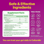 Culturelle® Complete 3-in-1 Biotics Mini-Chews Daily Probiotic for Digestive Health with Prebiotics and Postbiotics for Gut Balance, Mixed Berry Flavor, 28 Count