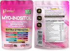 Myo-Inositol & D-Chiro Inositol Gummies with Berberine, Vitamins D3+K2, B12, Folate, Zinc, Magnesium, Ashwagandha, Chasteberry, Bioperine, DIM - 16 in 1 Supplement - Mixed Berry Flavor - 90 Gummies