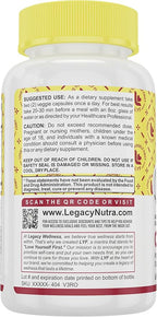 Legacy Wellness Cran-Hibi-D: D Mannose with Cranberry, Hibiscus & Dandelion Capsules - Urinary Tract Health - Natural Cleanse, Bladder Support, Detox Flush, Herbal UT Supplement Pills for Men & Women