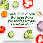 Beano Digestive Enzyme, Preventive Gas Relief for Adults, Helps Prevent Gas & Bloating, 100 Tablets