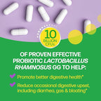 Culturelle Daily Probiotic Capsules For Men & Women, Most Clinically Studied Probiotic Strain, Digestive & Gut Health, Supports Occasional Diarrhea, Gas & Bloating, 1 Month Supply, 30 CT