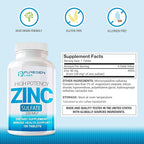 Puregen Labs Zinc Sulfate 220 mg Dietary Supplement Tablets - 100 Count (Pack of 2)