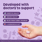 Physician's CHOICE Probiotics for Kids - 7 Diverse Strains, Organic Prebiotics, Vitamins & Minerals - Clinically Studied L. Rhamnosus - Immune & Digestive Support - No Sugar or Artificial Dyes - 60ct