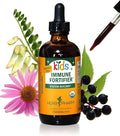 Herb Pharm Kids Immune Fortifier: Alcohol-Free Organic Immunity Supplement with Elderberry & Echinacea, Kids Immune Support | Fast Absorption, Liquid Wellness Formula, Up to 35 Week Supply, 4 oz*