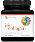 Youtheory Joint Collagen Advanced - Contains Undenatured Type II Collagen & Herbal Ingredients - Contains Bovine Source - Shellfish Free - 120 Tablets (60-Day Supply)